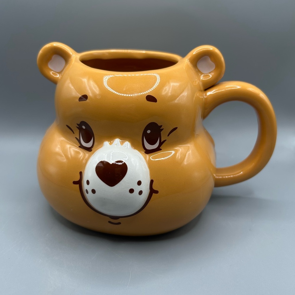 CARE BEARS Retro Tenderheart Bear Figural 20oz Mug NEW RARE